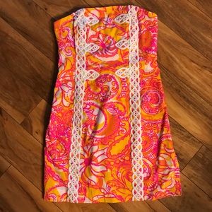 Lilly Pulitzer Strapless Dress